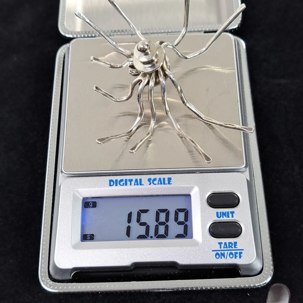 Silver Spider Pin - Picture 9 of 12